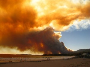 Fire From The Beach, courtesy Bud Rinker